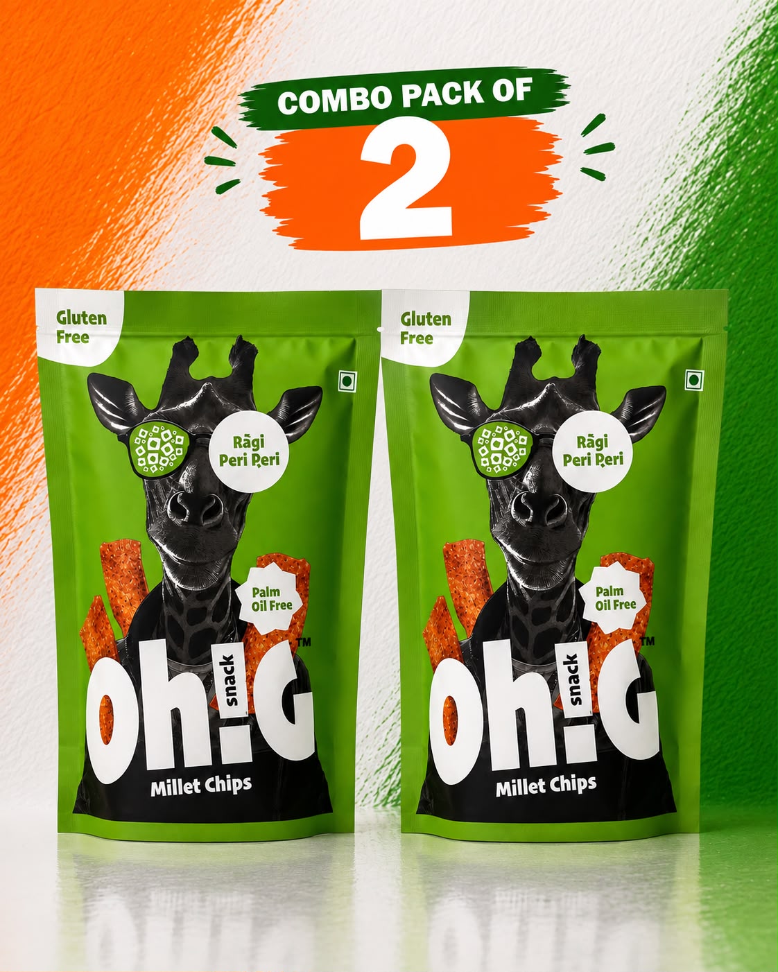 Oh!G Ragi Peri Peri Munch Duo