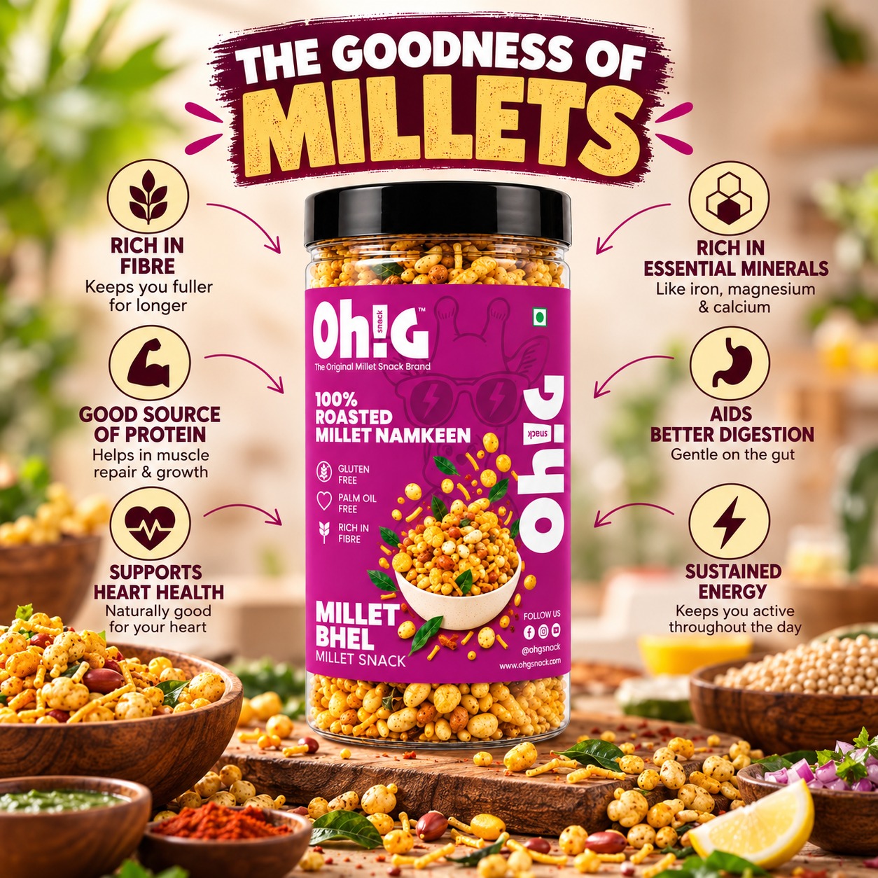Millet Bhel Jar – 120g - Image 4