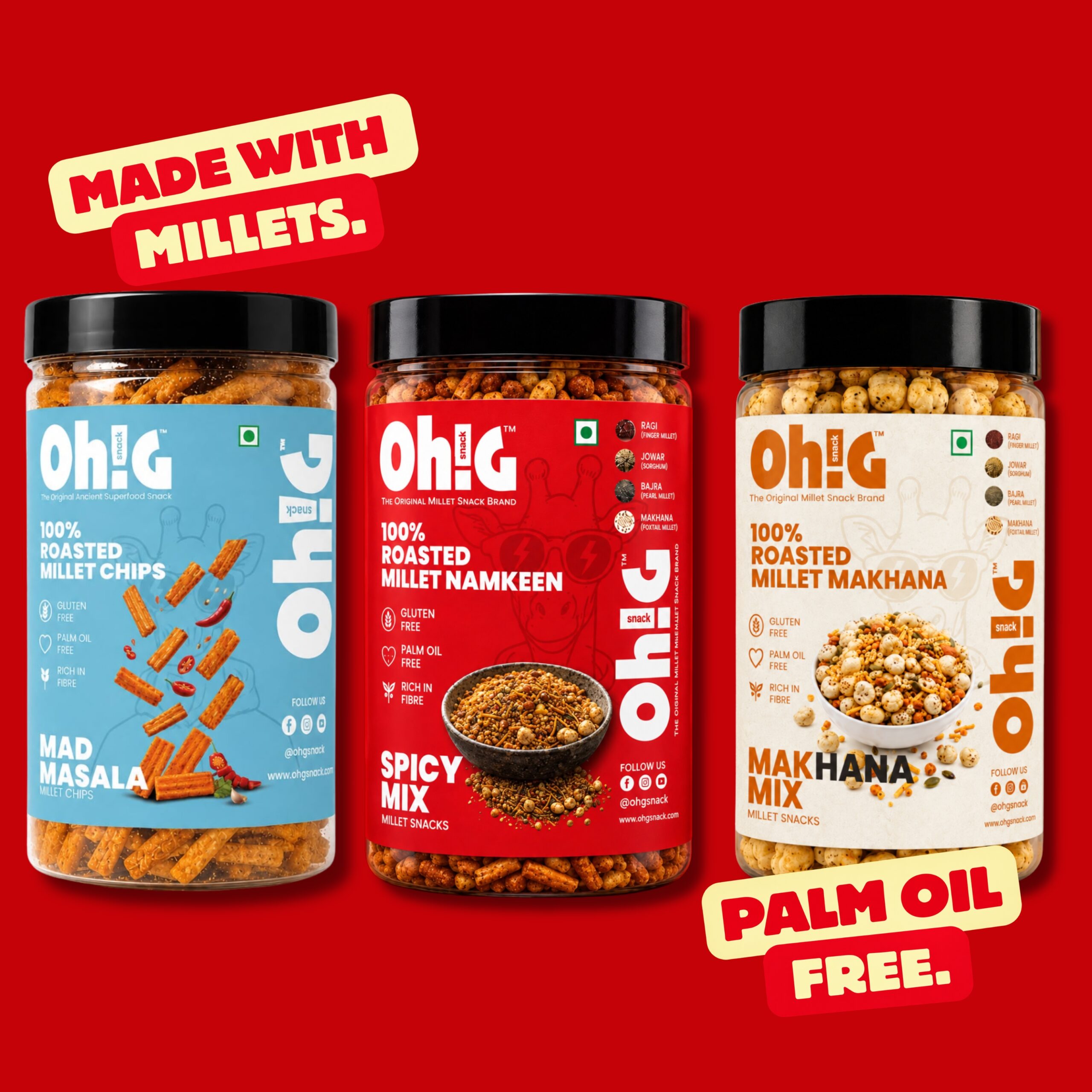 Masala Makhana Trio – 3 Jar Combo