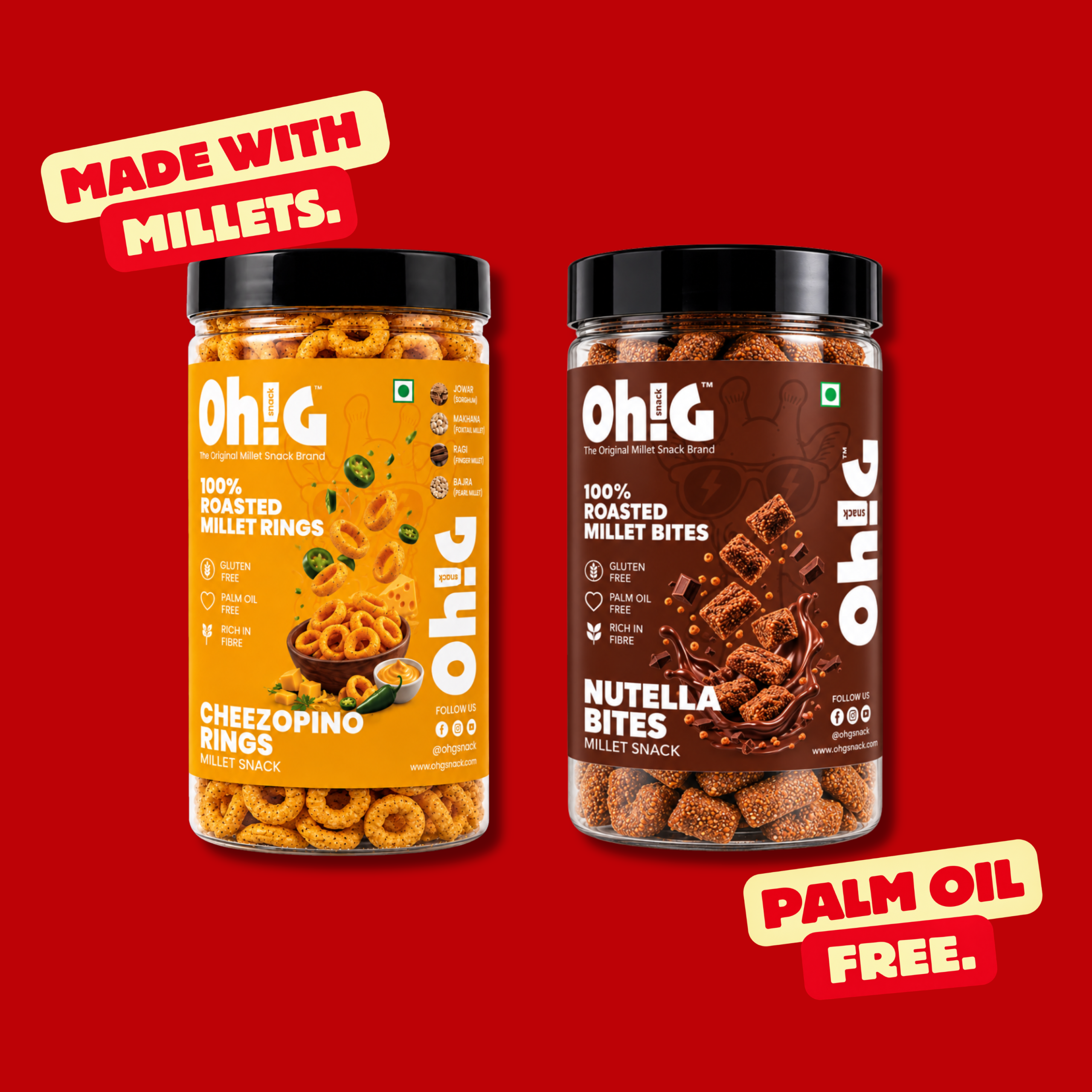 Oh!G Double Munch – Nutella Bites + Cheezopino Rings 2