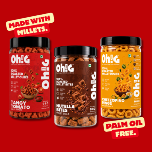 Oh!G Flavor Trio – Tangy Tomato + Nutella Bites + Cheezopino Rings