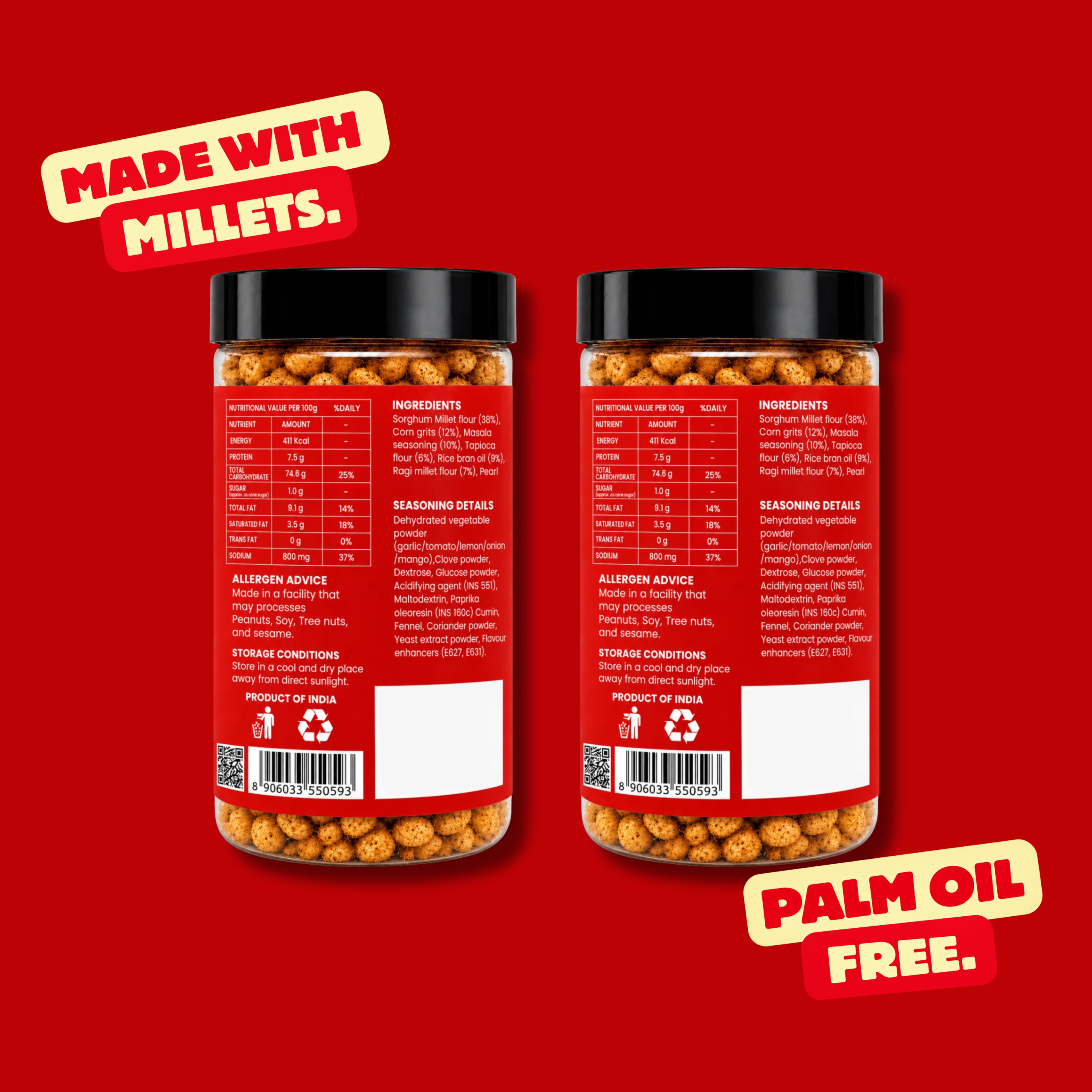 Oh!G Double Munch – Spicy Mix + Millet Bhel - Image 2