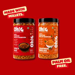 Oh!G Twin Crunch – Spicy Mix + Chatpata Bhujia 2