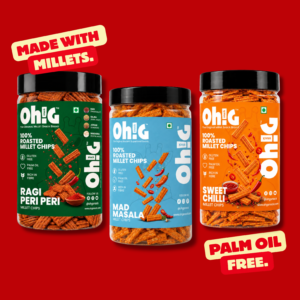 Oh!G Triple Treat – Ragi Peri Peri + Mad Masala + Sweet Chilli